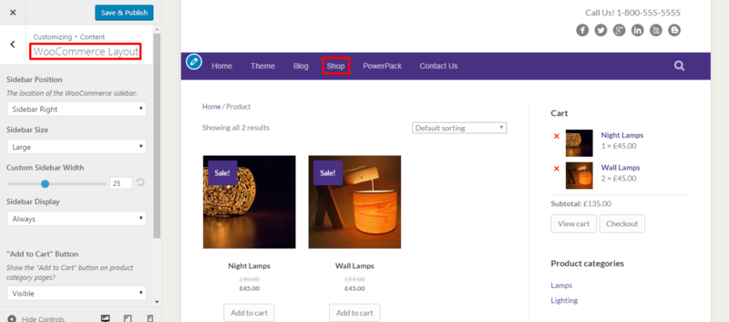 woocommerce layout