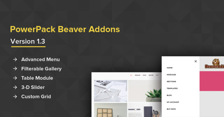 PowerPack Beaver Addons 1.3 - New Modules & Features
