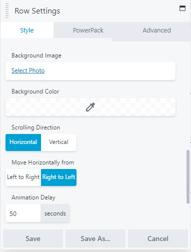 infinite-background-effect-settings