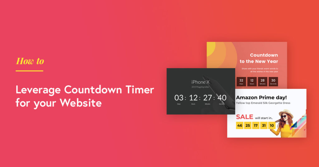 Countdown Timer + - Create timers and counters for website