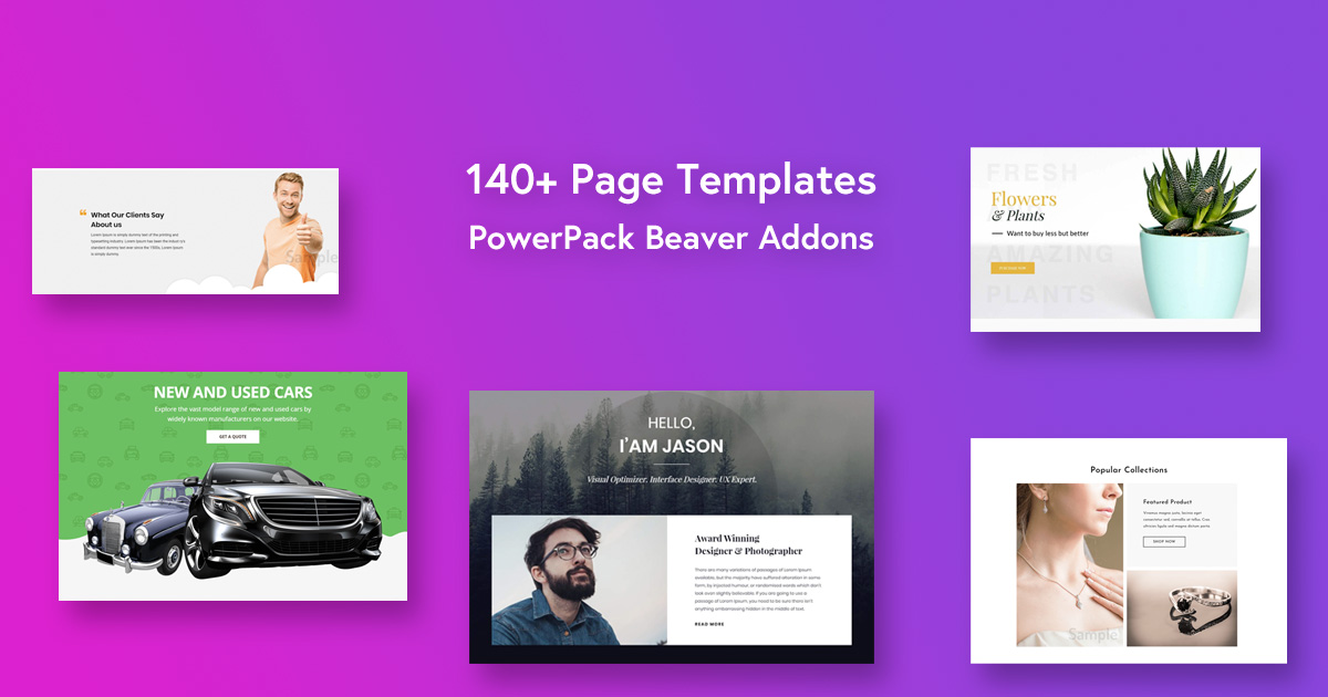 Beaver Builder Page Templates Download