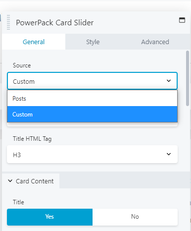 card slider powerpack